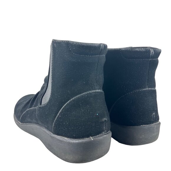 Cloudsteppers by Clark Womens 11 Sillian Rima Black Ankle Boots Cushion Soft - Picture 4 of 11